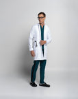 San Francisco White Coat - Men - SNOW - Colorchain