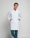 San Francisco White Coat - Men - SNOW - Colorchain