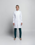 San Francisco White Coat - Women - SNOW - Colorchain