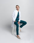 San Francisco White Coat - Women - SNOW - Colorchain