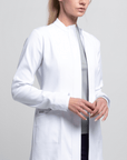 San Francisco White Coat - Women - SNOW - Colorchain