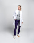 San Francisco White Coat - Women - SNOW - Colorchain