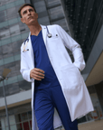 Morgan White Coat - BLACK - Colorchain