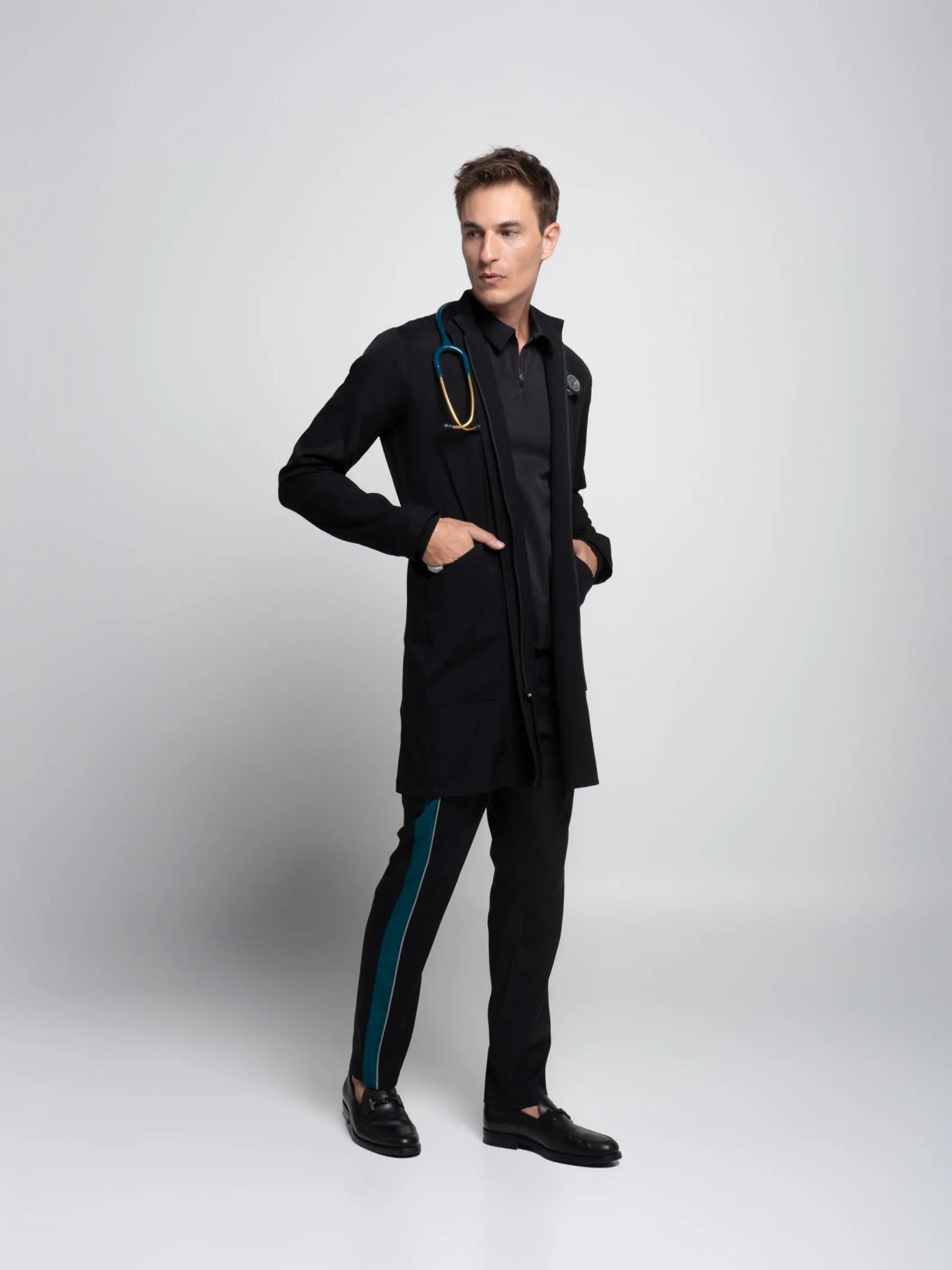 San Francisco White Coat - Men - SNOW - Colorchain
