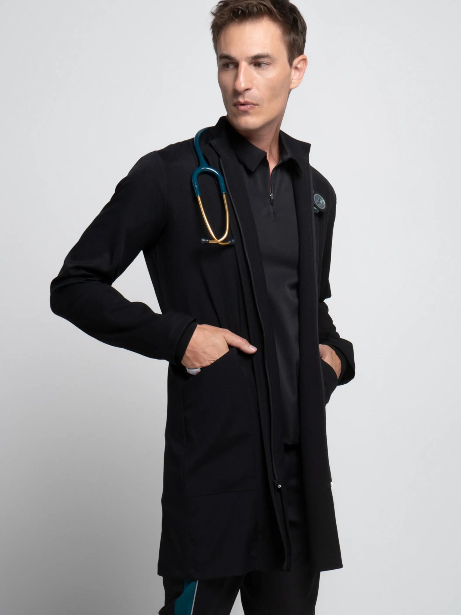 San Francisco White Coat - Men - SNOW - Colorchain