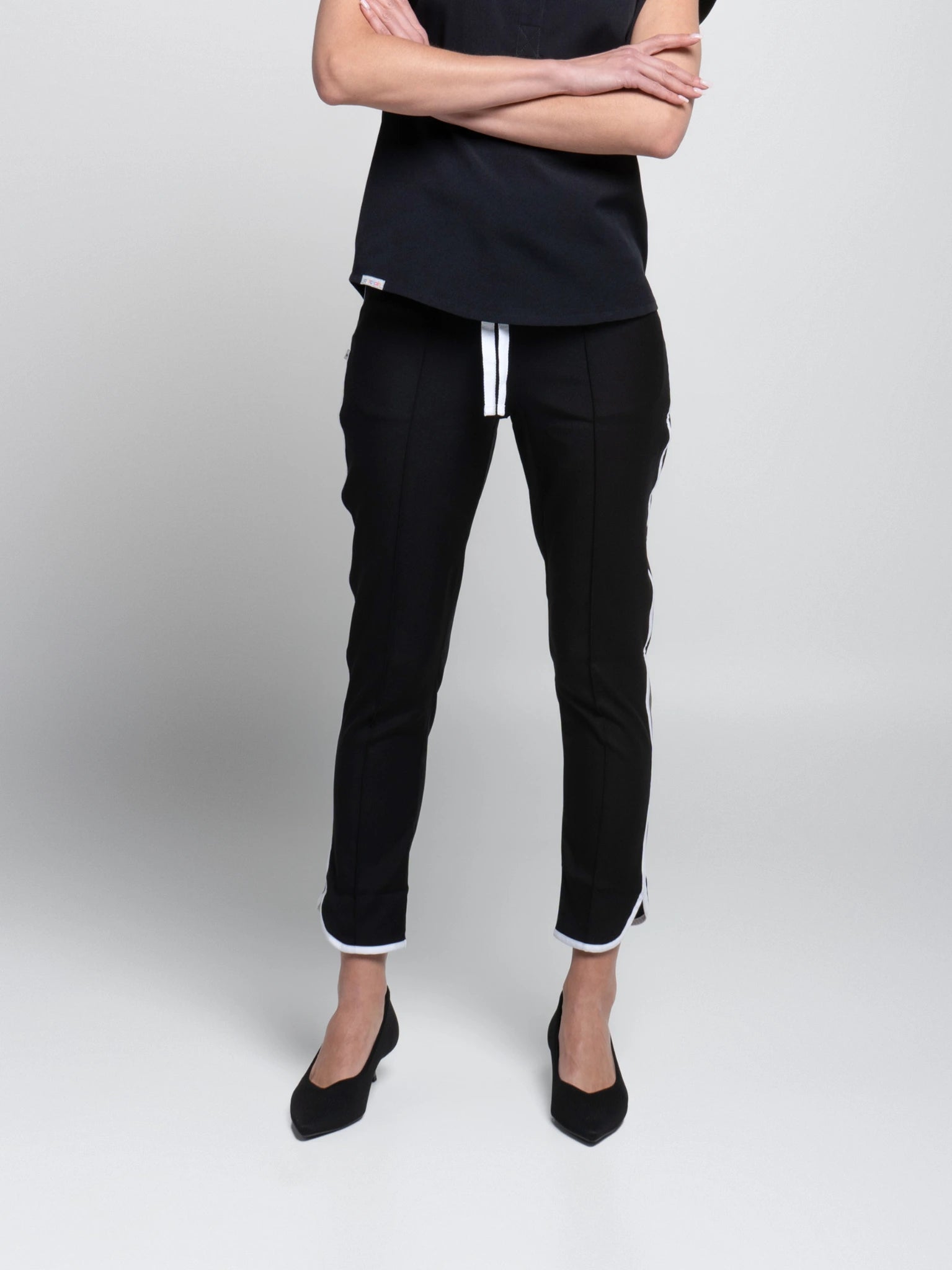 Santorini Pant - BLACK SNOW - Colorchain